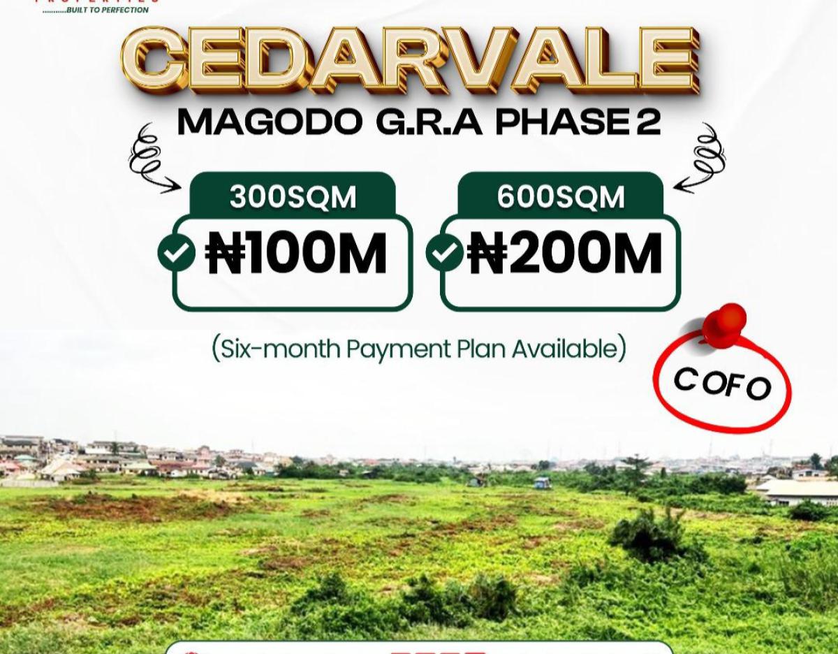 600sqm Land, Cedavale Estate, Gra Phase 2, Magodo, Lagos, Residential Land for Sale