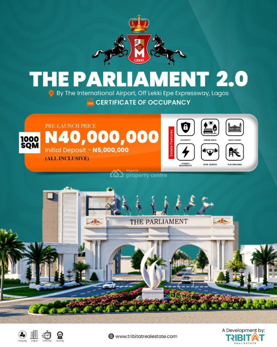 C of O Commercial Estate Land at Off Lekki Airport Strategic Location, World Class Premium Business Centre for The Elites, Ibeju Lekki, Lagos, Commercial Land for Sale