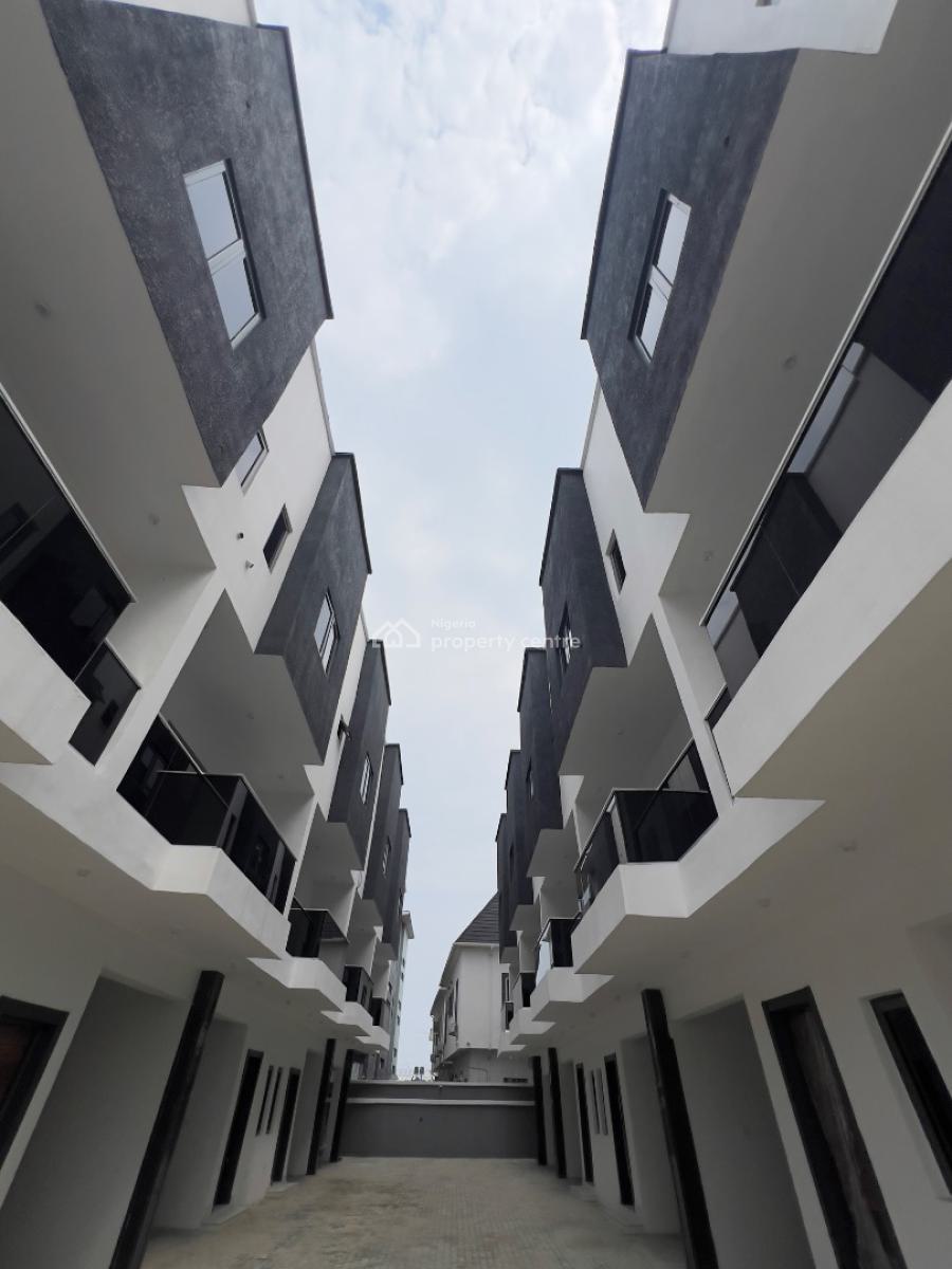 Sleek 3bedroom Terrace Duplex with Bq, Agungi, Lekki, Lagos, Terraced Duplex for Rent