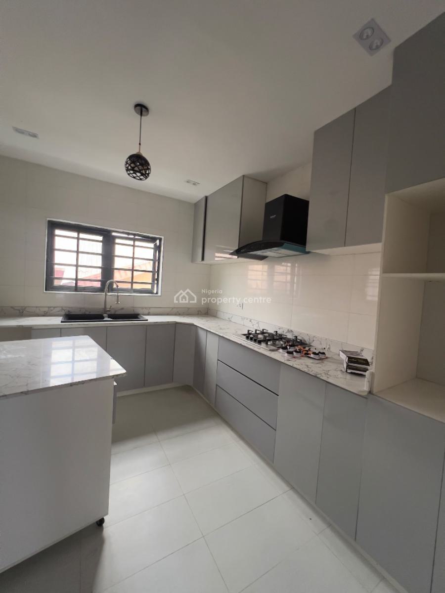 Sleek 3bedroom Terrace Duplex with Bq, Agungi, Lekki, Lagos, Terraced Duplex for Rent