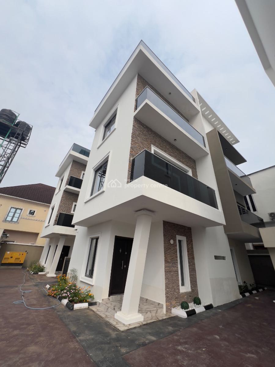 Sleek 4bedroom Detached Duplex with Bq, Agungi, Lekki, Lagos, Detached Duplex for Sale