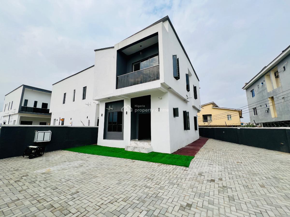 Newly Built 4 Bedroom Duplex with Bq, General Paint Bus Stop, Abraham Adesanya Ajah, Ajah, Lagos, Detached Duplex for Sale