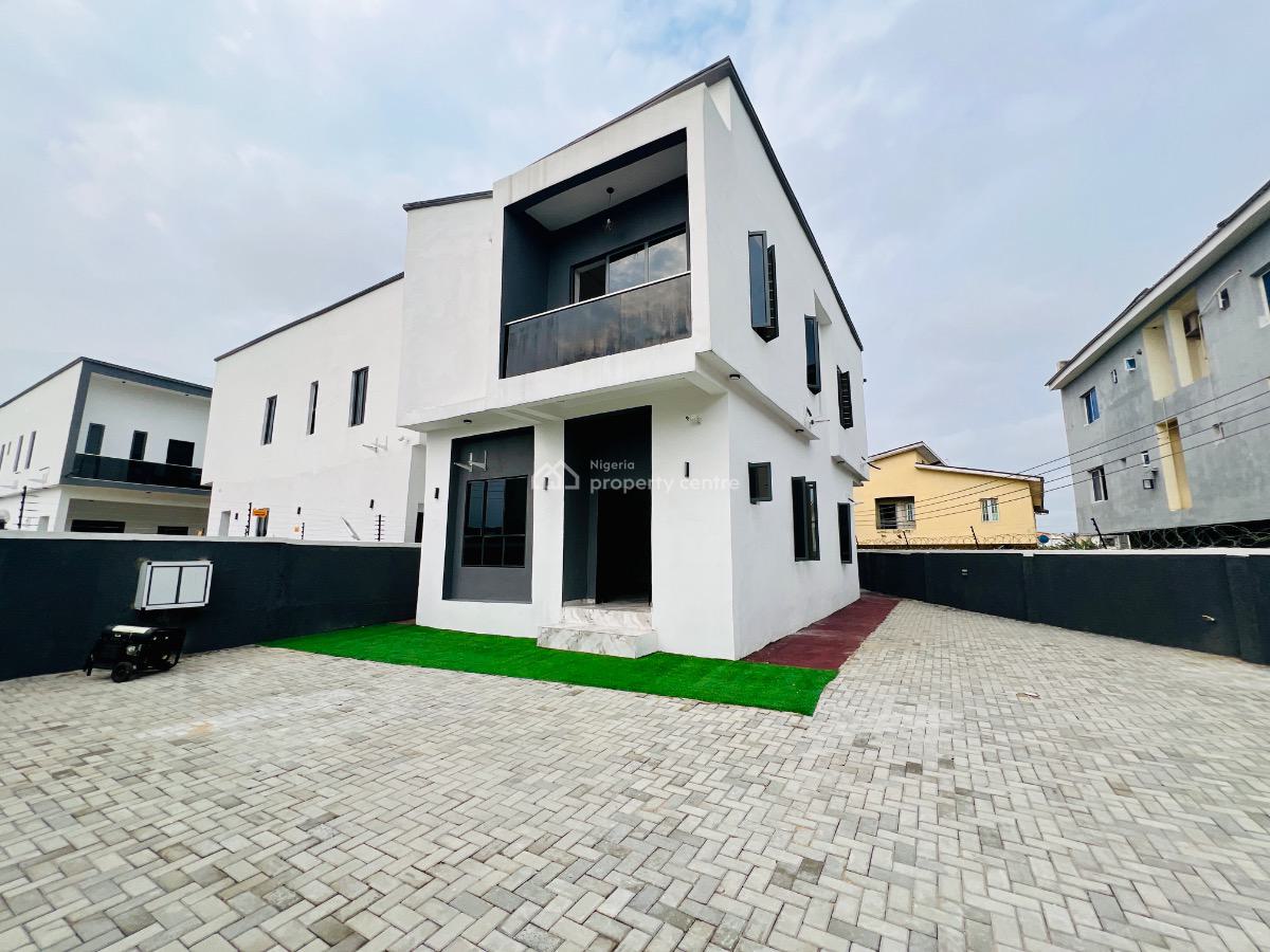 Newly Built 4 Bedroom Duplex with Bq, General Paint Bus Stop, Abraham Adesanya Ajah, Ajah, Lagos, Detached Duplex for Sale