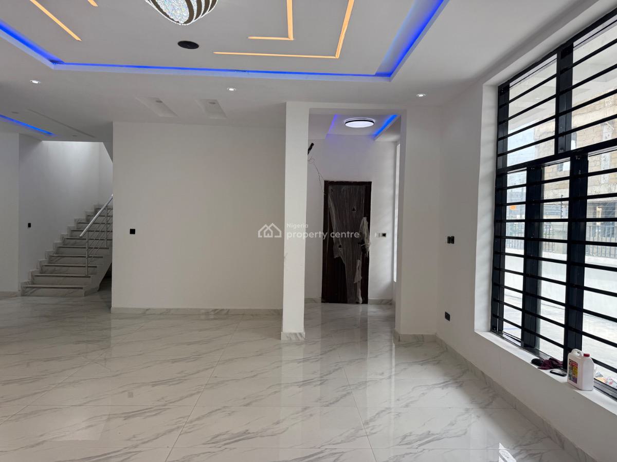 Contemporary 5 Bedroom Smart Home with a Maid Rooms., Chevron, Lekki Expressway, Lekki, Lagos, Detached Duplex for Rent