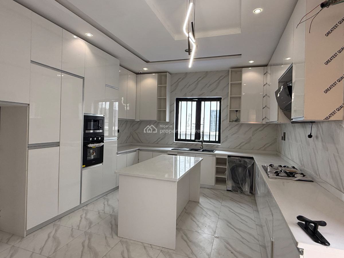 Contemporary 5 Bedroom Smart Home with a Maid Rooms., Chevron, Lekki Expressway, Lekki, Lagos, Detached Duplex for Rent