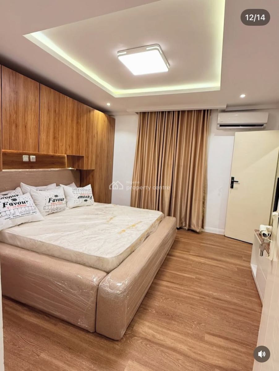 Beautiful 2 Bedrooms Serviced & Furnished Apartment in an Estate, Serene Neighborhood on a Tarred Road, Life Camp, Abuja, Flat / Apartment for Rent