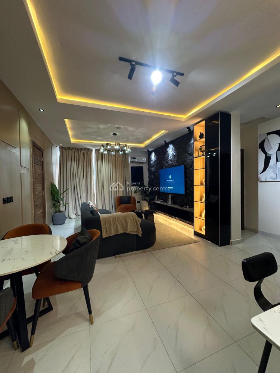 Fully Furnished 2-bedroom Apartment with Elevator and Lithium Solar, Chevron, Lekki, Lagos, Flat / Apartment for Sale