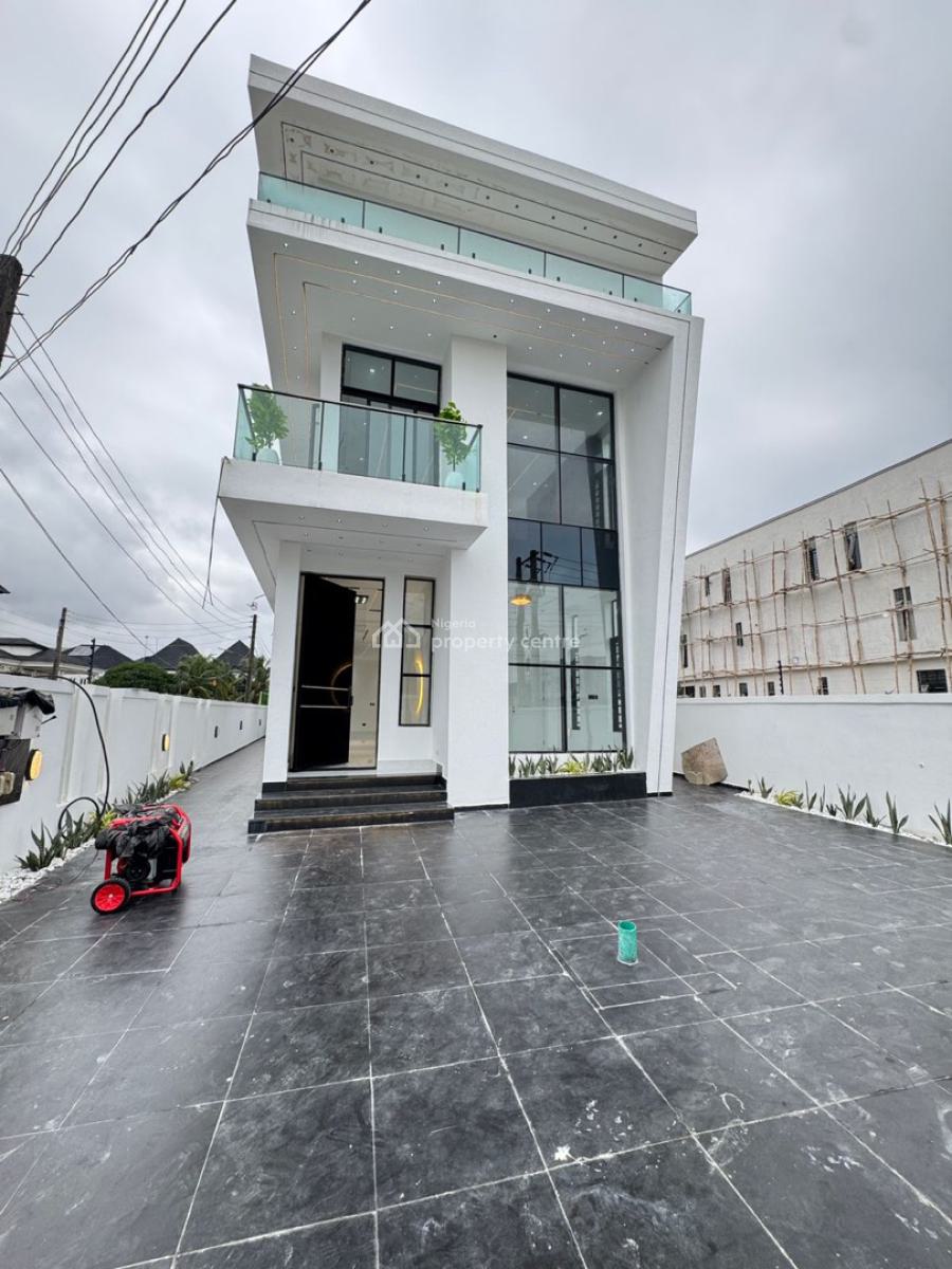 Unique 5 Bedroom Detached Duplex with Bq  and a Pool, Chevron Toll Gate, Lekki, Lagos, Detached Duplex for Sale