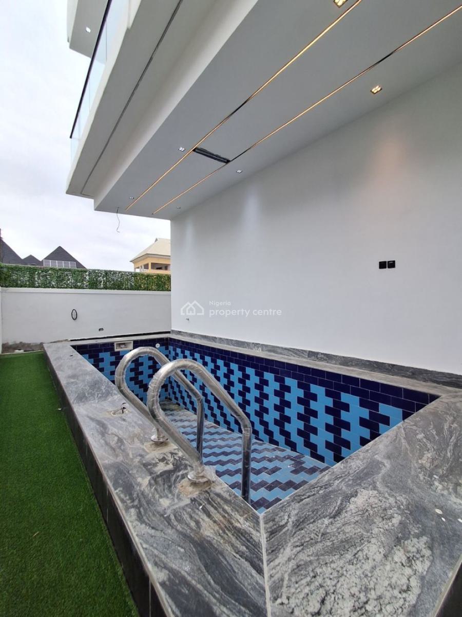 Unique 5 Bedroom Detached Duplex with Bq  and a Pool, Chevron Toll Gate, Lekki, Lagos, Detached Duplex for Sale