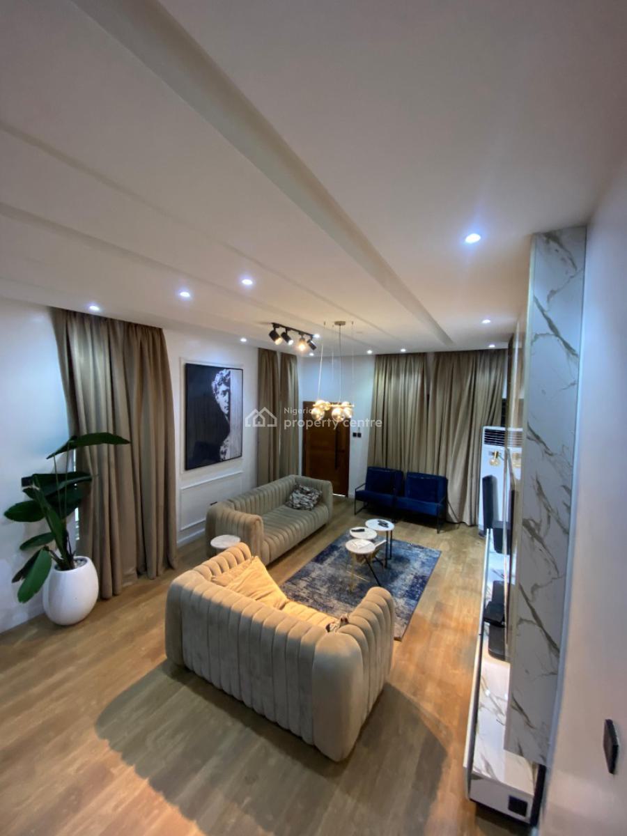 Fully Furnished 4 Bedroom Semi Detached Duplex with Bq & Generator, Osapa London, Lekki, Lagos, Semi-detached Duplex for Rent