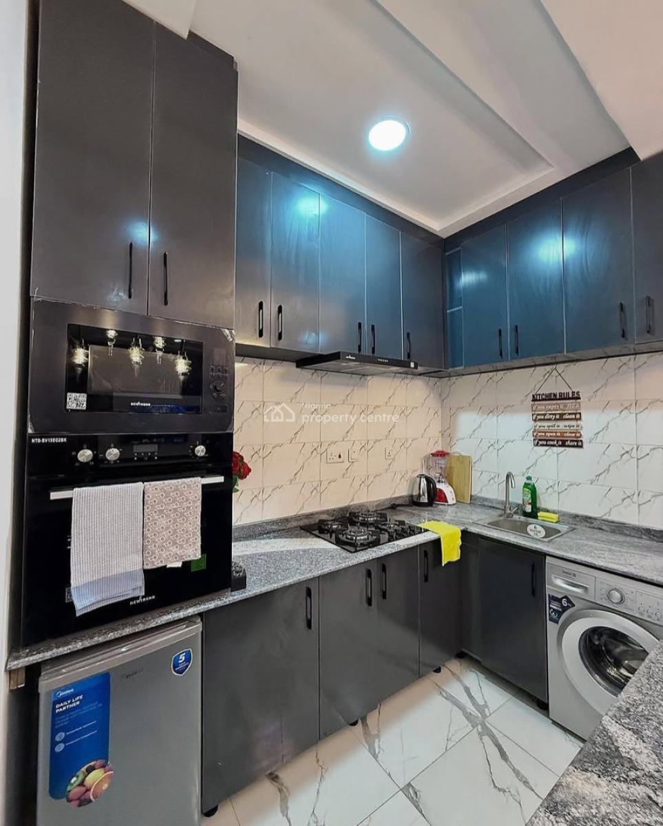 Ravishing 2 Bedroom Fully Serv & Furnished Apartment,24/7 Services, Serene Neighborhood, Wuye, Abuja, Flat / Apartment for Rent