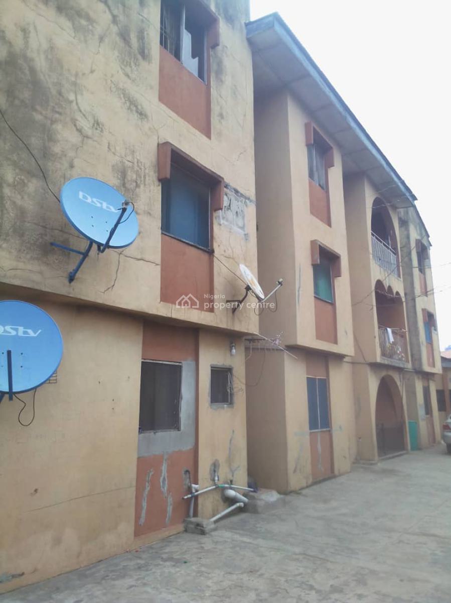Two Story Building with Boys Quaters Bungalow Comprising of 11 Flats, Agric Back of Aunty Kenny Bus Stop Ikorodu, Agric, Ikorodu, Lagos, Block of Flats for Sale