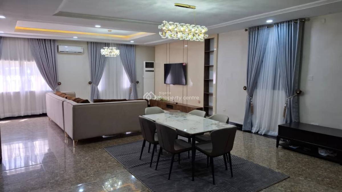 Exquisitely Designed 4 Bedroom Serviced and Furnished Terrace Duplex, Serene Neighborhood on a Tarred Access Road, Guzape District, Abuja, Terraced Duplex for Rent