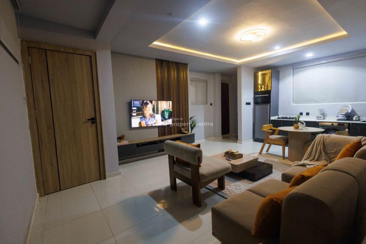Luxury 1 Bedroom Apartment with Swimming Pool and Gym, Awolowo Road, Ikoyi, Lagos, Flat / Apartment Short Let