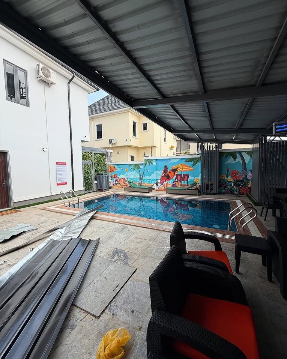Stunning 6 Bedroom Fully Detached Serv & Furnished Duplex,pool,chef, Serene Neighborhood, Kukwaba, Abuja, Detached Duplex for Rent