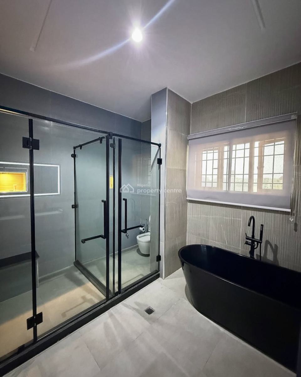 Stunning 6 Bedroom Fully Detached Serv & Furnished Duplex,pool,chef, Serene Neighborhood, Kukwaba, Abuja, Detached Duplex for Rent