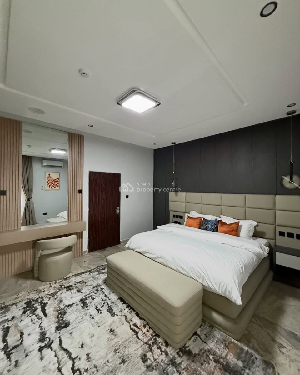 Stunning 6 Bedroom Fully Detached Serv & Furnished Duplex,pool,chef, Serene Neighborhood, Kukwaba, Abuja, Detached Duplex for Rent