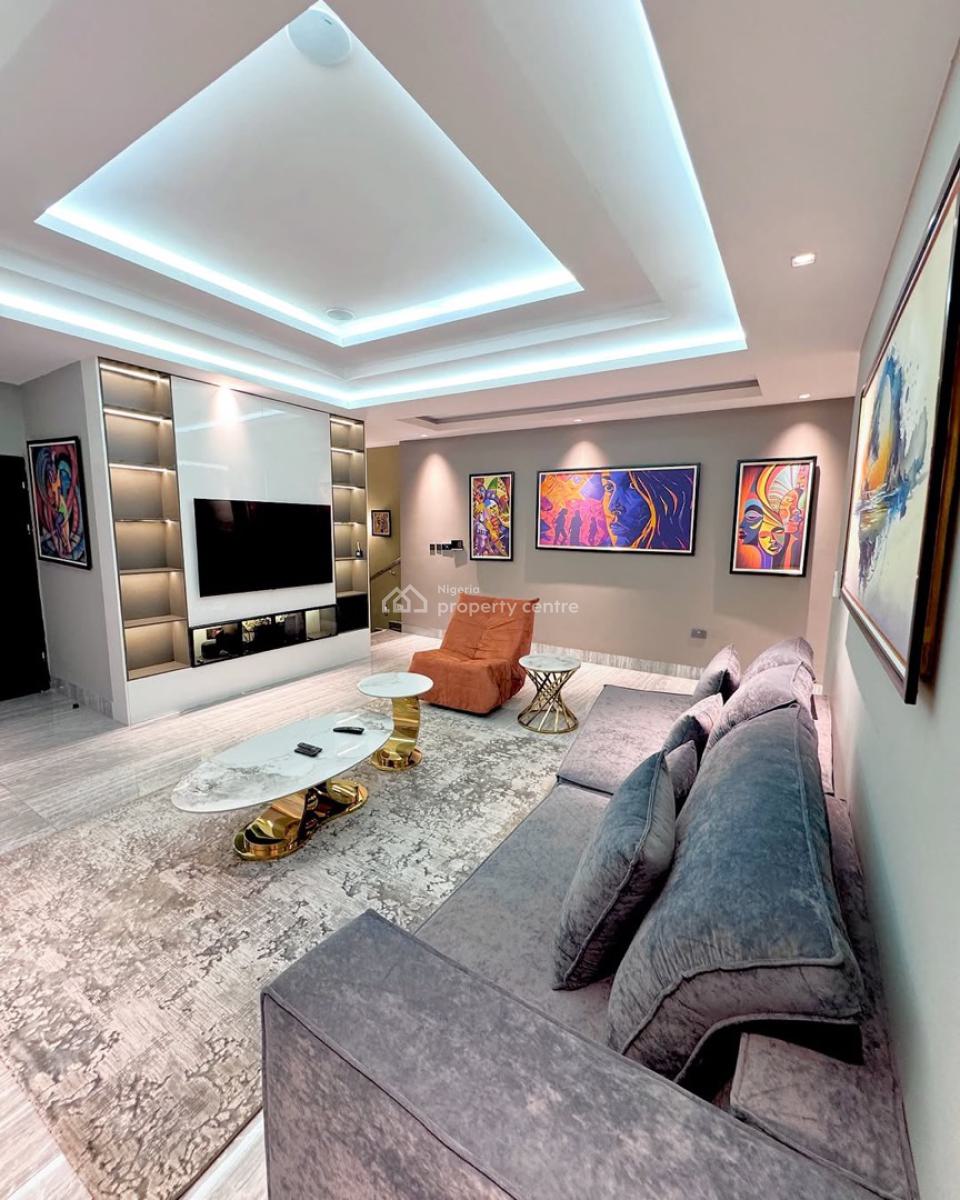 Tastefully Designed 3 Bedroom Fully Furnished Apartment,24/7 Services, Serene Neighborhood on a Tarred Access Road, Katampe Extension, Katampe, Abuja, Flat / Apartment for Rent
