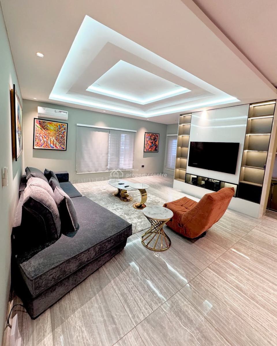 Tastefully Designed 3 Bedroom Fully Furnished Apartment,24/7 Services, Serene Neighborhood on a Tarred Access Road, Katampe Extension, Katampe, Abuja, Flat / Apartment for Rent