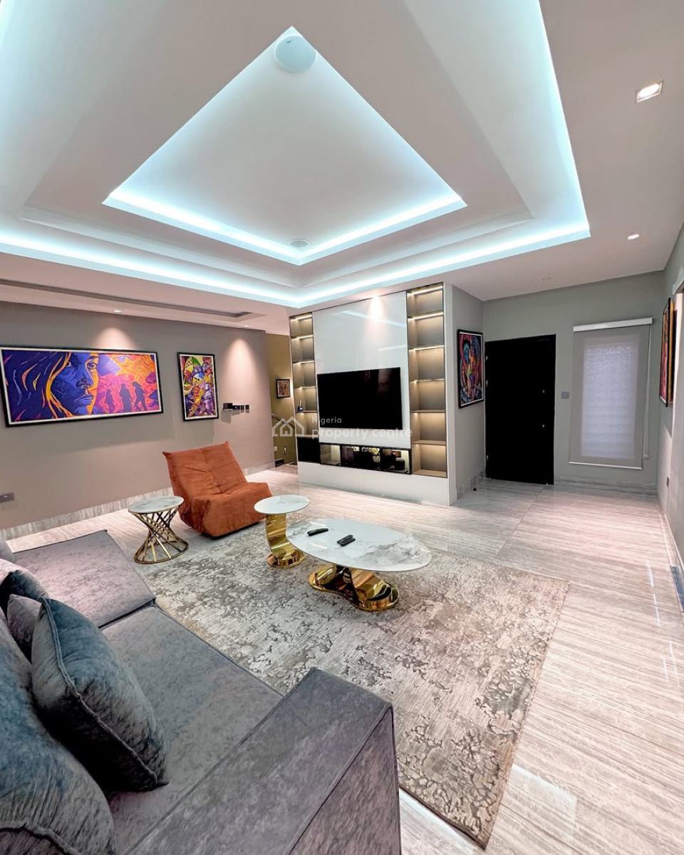 Tastefully Designed 3 Bedroom Fully Furnished Apartment,24/7 Services, Serene Neighborhood on a Tarred Access Road, Katampe Extension, Katampe, Abuja, Flat / Apartment for Rent