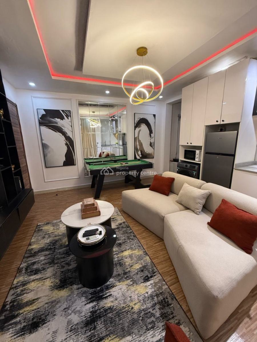 Luxury 1 Bedroom Apartment with Snooker Board and Swimming Pool, Ikate, Lekki, Lagos, Flat / Apartment Short Let