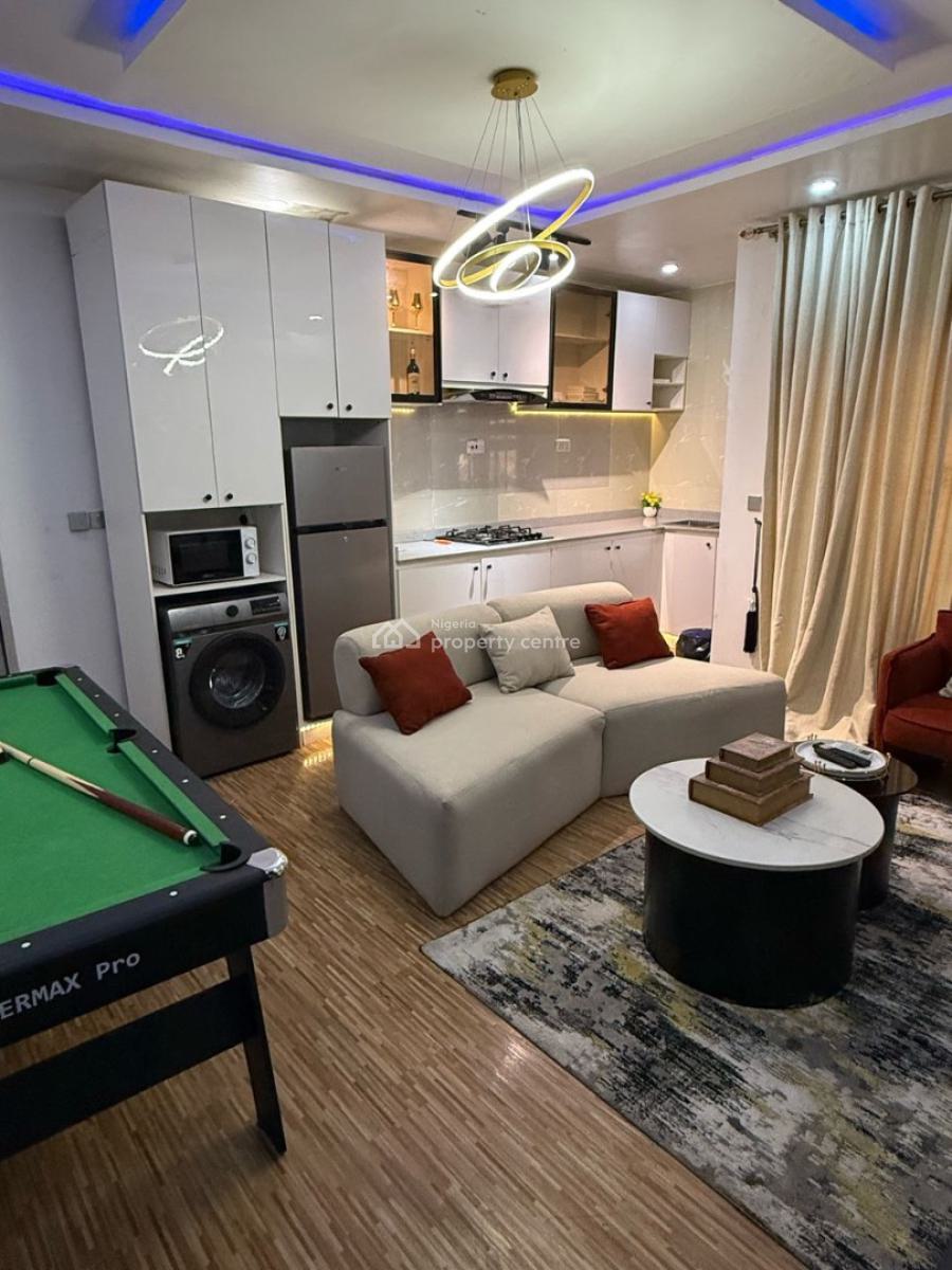 Luxury 1 Bedroom Apartment with Snooker Board and Swimming Pool, Ikate, Lekki, Lagos, Flat / Apartment Short Let