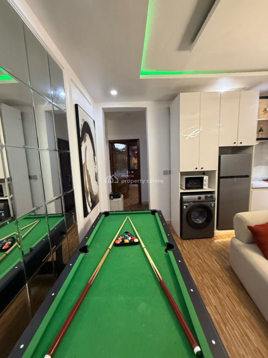 Luxury 1 Bedroom Apartment with Snooker Board and Swimming Pool, Ikate, Lekki, Lagos, Flat / Apartment Short Let