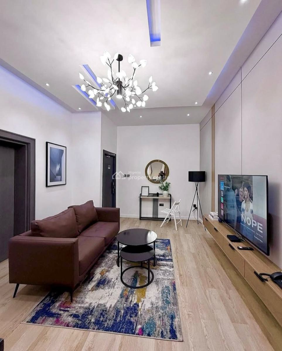 Luxurious 1 Bedroom Fully Serv & Furnished Apartment,gym,24/7 Services, Serene Neighborhood, Jabi, Abuja, Flat / Apartment for Rent