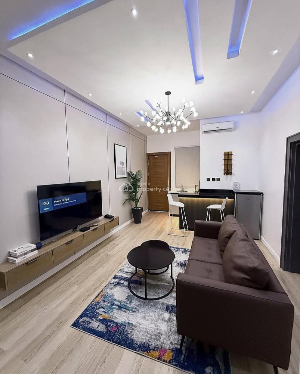 Luxurious 1 Bedroom Fully Serv & Furnished Apartment,gym,24/7 Services, Serene Neighborhood, Jabi, Abuja, Flat / Apartment for Rent