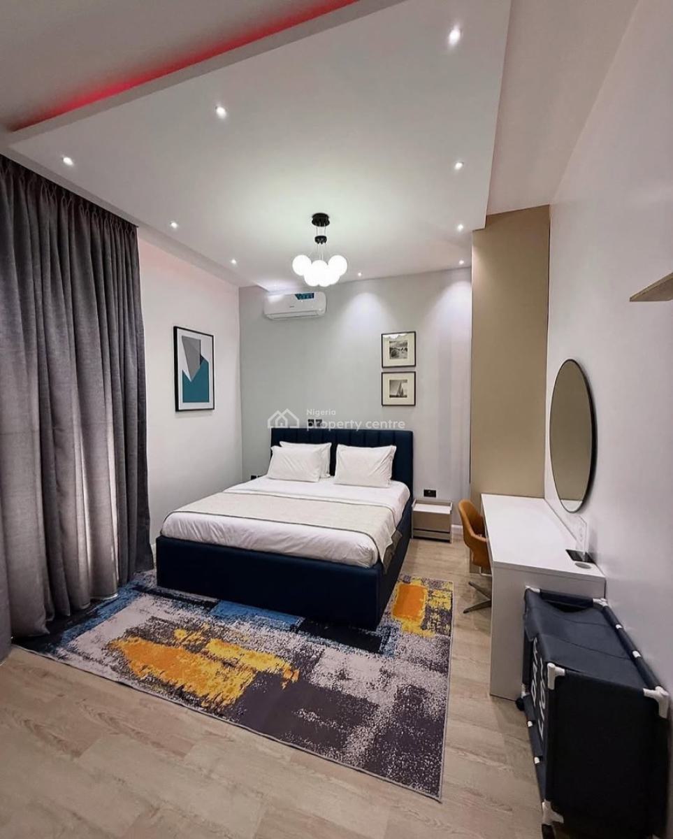Luxurious 1 Bedroom Fully Serv & Furnished Apartment,gym,24/7 Services, Serene Neighborhood, Jabi, Abuja, Flat / Apartment for Rent