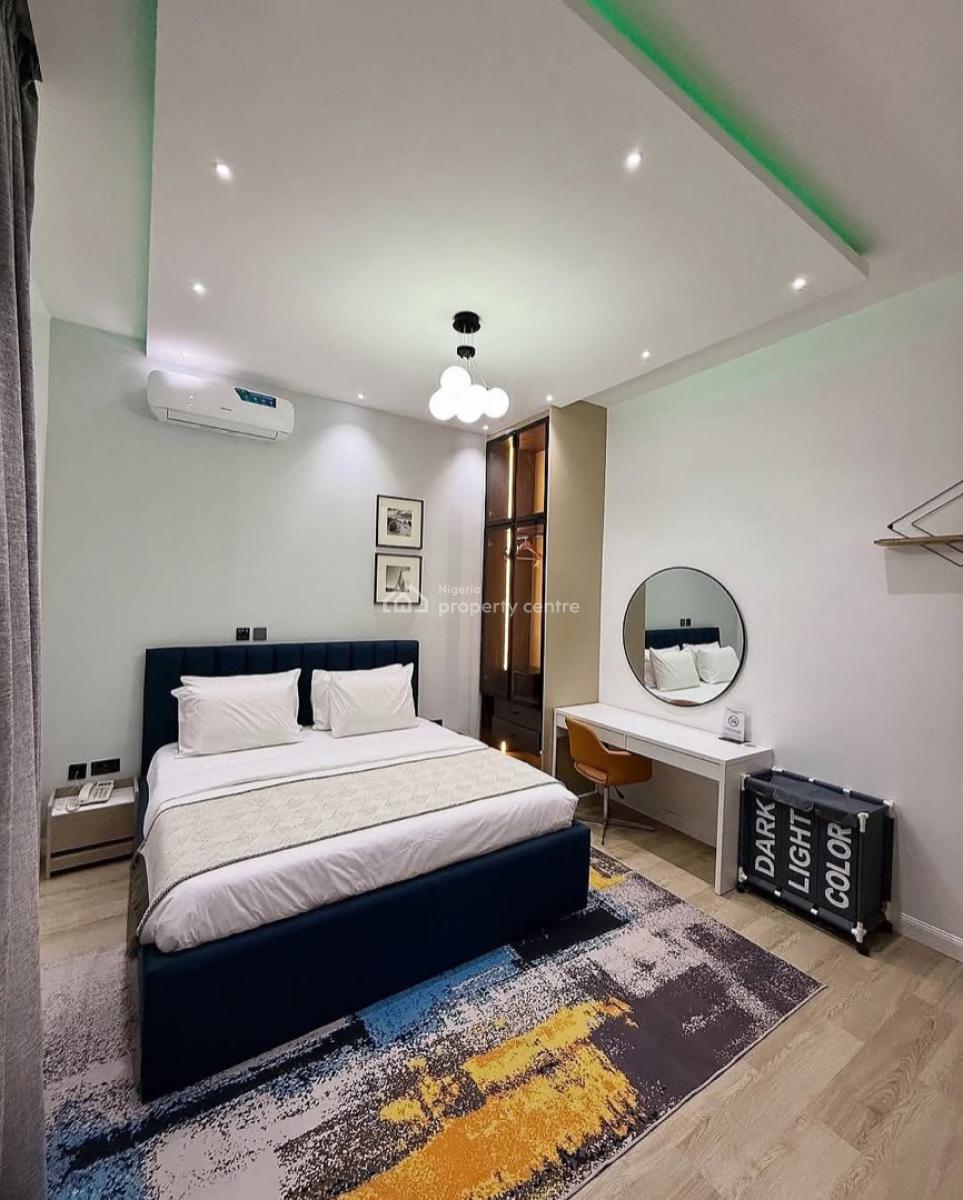 Luxurious 1 Bedroom Fully Serv & Furnished Apartment,gym,24/7 Services, Serene Neighborhood, Jabi, Abuja, Flat / Apartment for Rent