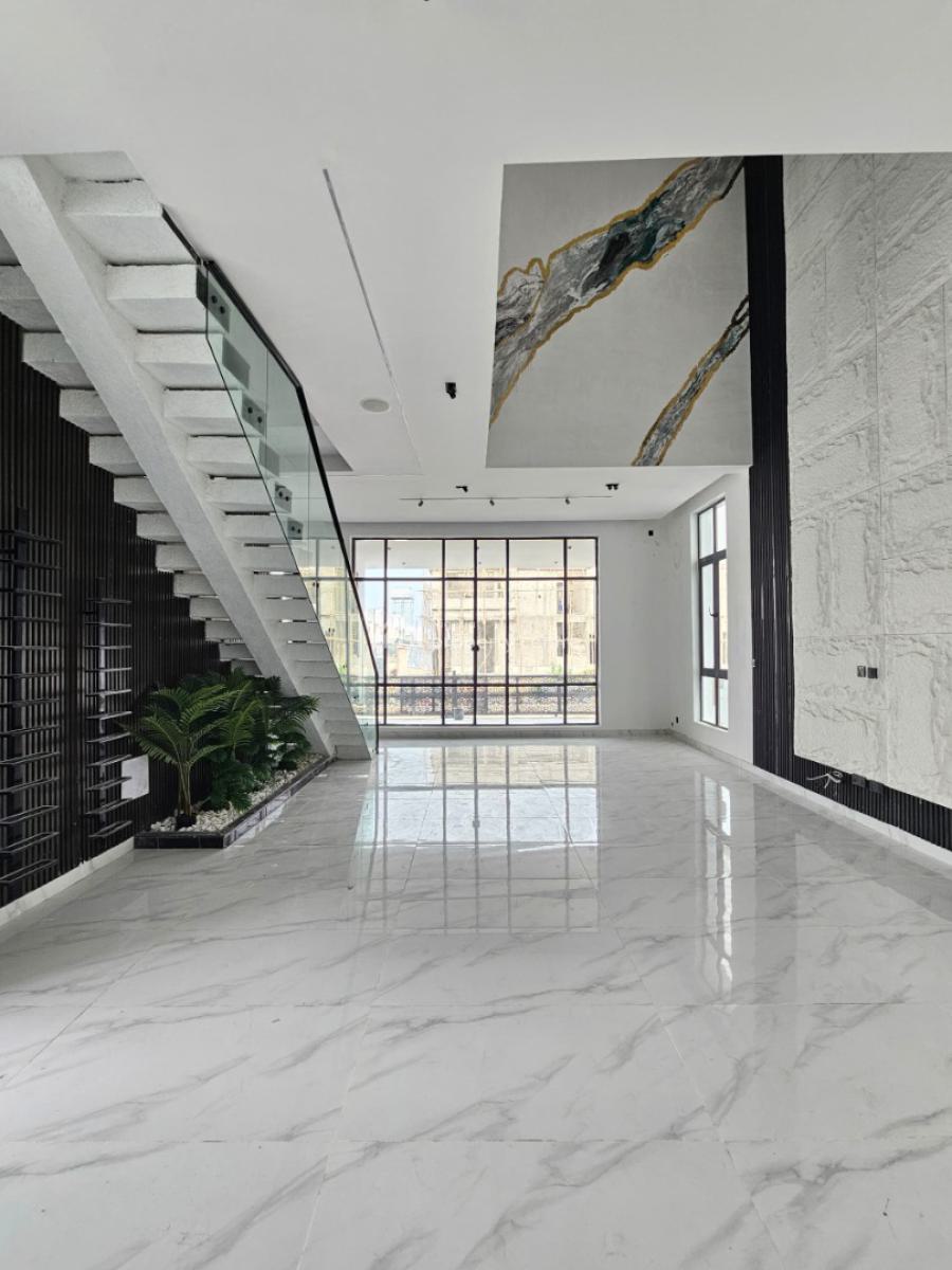 Contemporary 5 Bedroom Fully Detached with Bq and Pool, Chevron, Lekki, Lagos, Detached Duplex for Sale