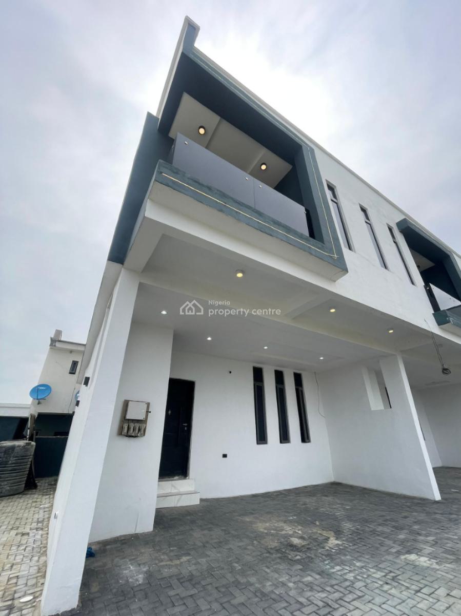 Lovely 4 Bedroom Terrace Duplex in a Gated & Secured Estate, Chevron Toll Gate, Orchid Road, Lekki, Lagos, Terraced Duplex for Sale
