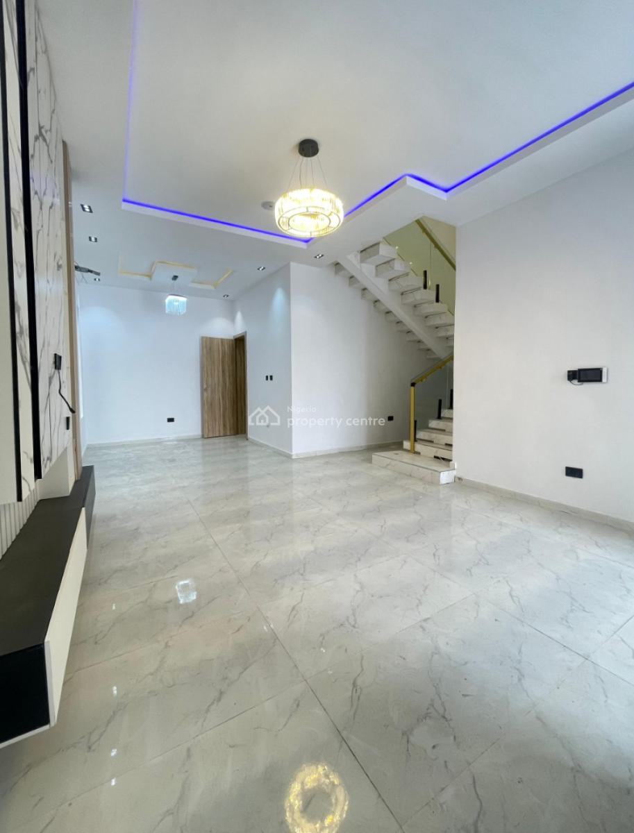 Gorgeous 4 Bedroom Fully Detached Duplex with Bq in a Secured Estate, Chevron Toll Gate, Orchid Road, Lekki Phase 1, Lekki, Lagos, Detached Duplex for Sale