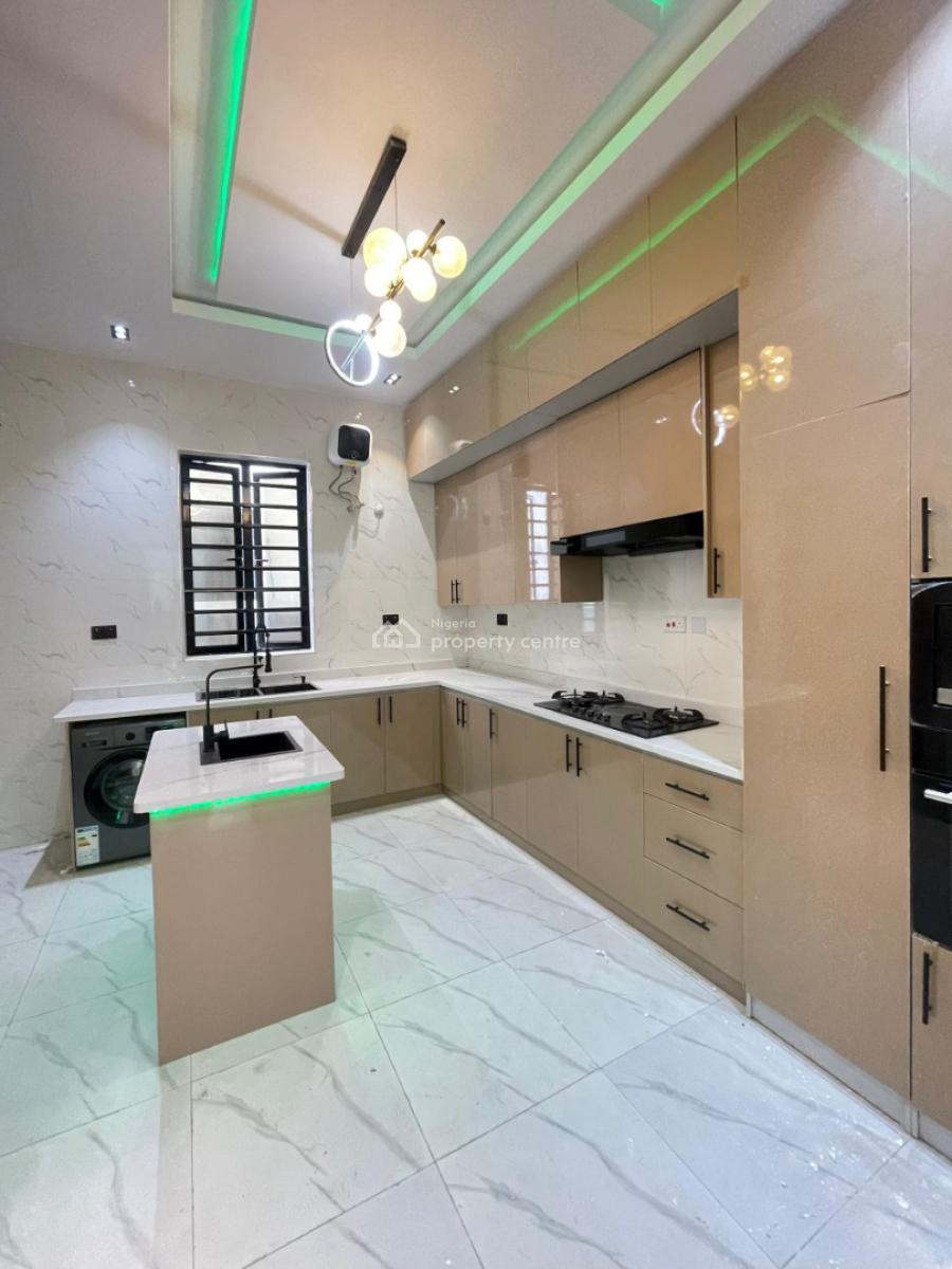 Gorgeous 4 Bedroom Fully Detached Duplex with Bq in a Secured Estate, Chevron Toll Gate, Orchid Road, Lekki Phase 1, Lekki, Lagos, Detached Duplex for Sale