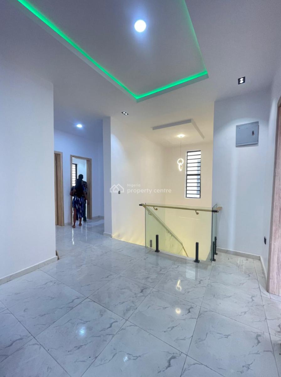Gorgeous 4 Bedroom Fully Detached Duplex with Bq in a Secured Estate, Chevron Toll Gate, Orchid Road, Lekki Phase 1, Lekki, Lagos, Detached Duplex for Sale