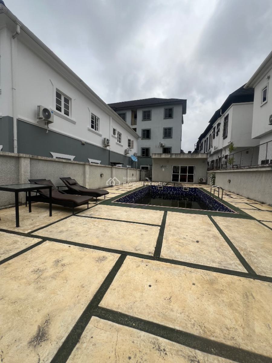 8 Units of 4 Bedroom Terrace Duplexes with Swimming Pool Detached Ij a, Oral Estate, Lekki, Lagos, Terraced Duplex for Rent