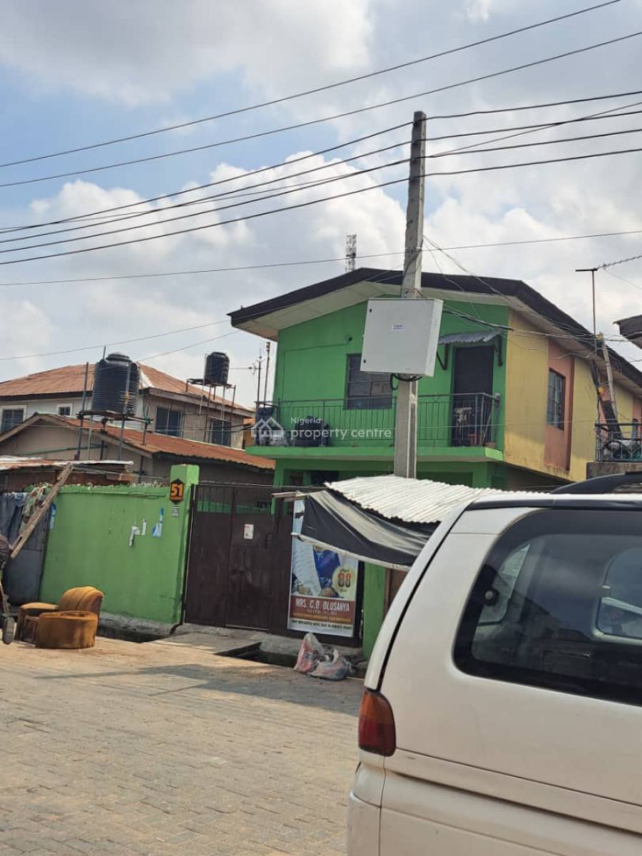 Very Solid and Strong Storey Building on a Standard Half Plot of Land., Shomolu, Lagos, Block of Flats for Sale