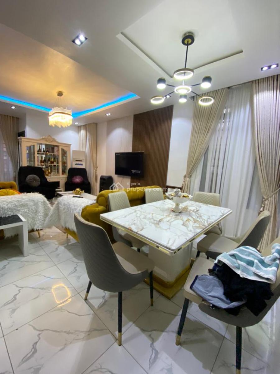 Luxury Fully Furnished 4bedroom Duplex Inside Decent Estate, Osapa London, Lekki, Lagos, Semi-detached Duplex for Rent