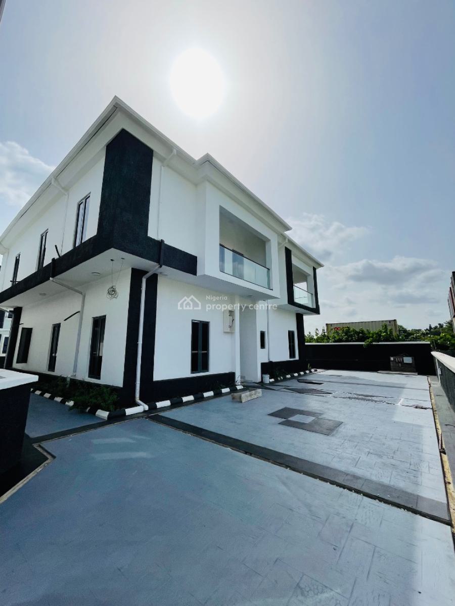 Newly Built 4 Bedroom Fully Detached Duplex Plus Bq, Contemporary Spacious Home with Bq in a Secured Estate, Yaba, Lagos, Detached Duplex for Sale
