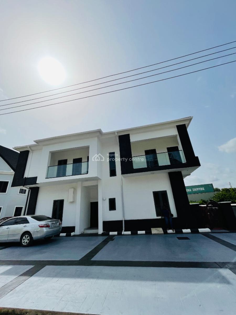 Newly Built 4 Bedroom Fully Detached Duplex Plus Bq, Contemporary Spacious Home with Bq in a Secured Estate, Yaba, Lagos, Detached Duplex for Sale