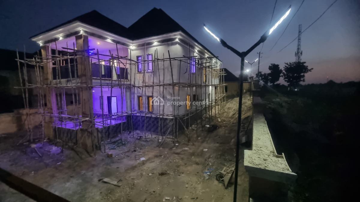 5 Bedroom Duplex with Bq Behind Suncity Available, Back of Suncity, Galadimawa, Abuja, Detached Duplex for Sale