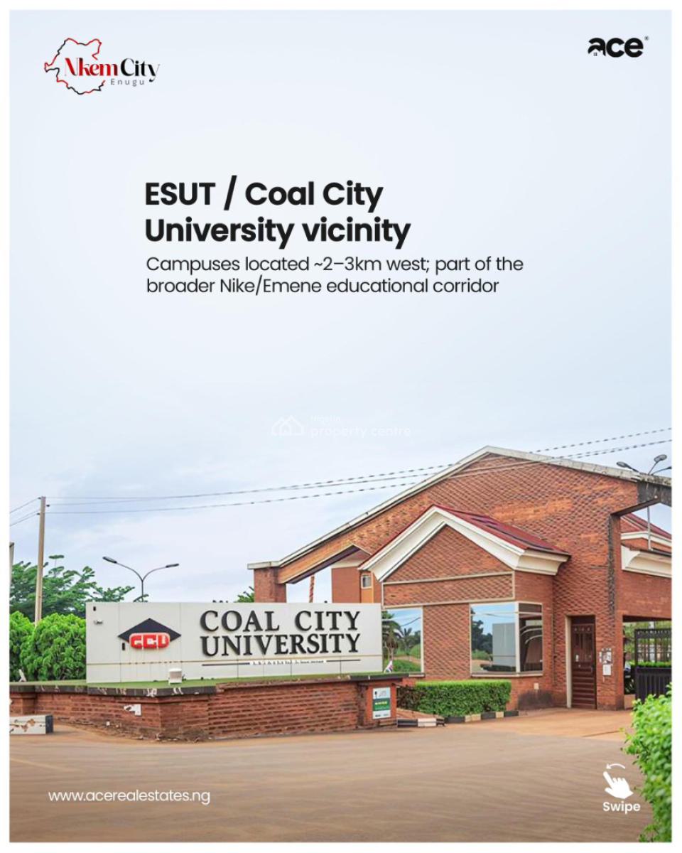 C of O Title Strategic Location Buy and Build Estate, Onugba Nike Enugu East, Enugu, Enugu, Residential Land for Sale