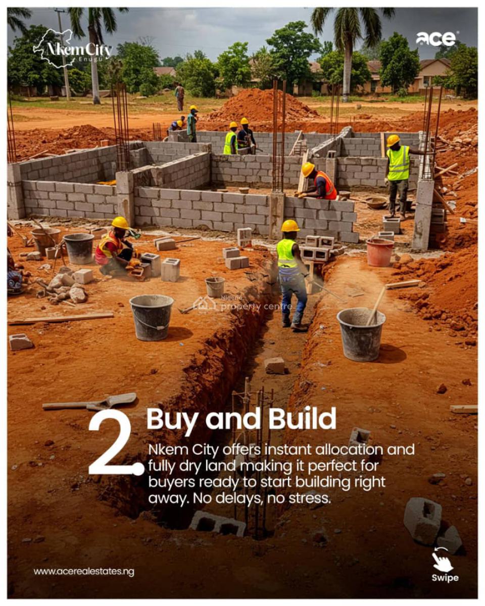 C of O Title Strategic Location Buy and Build Estate, Onugba Nike Enugu East, Enugu, Enugu, Residential Land for Sale