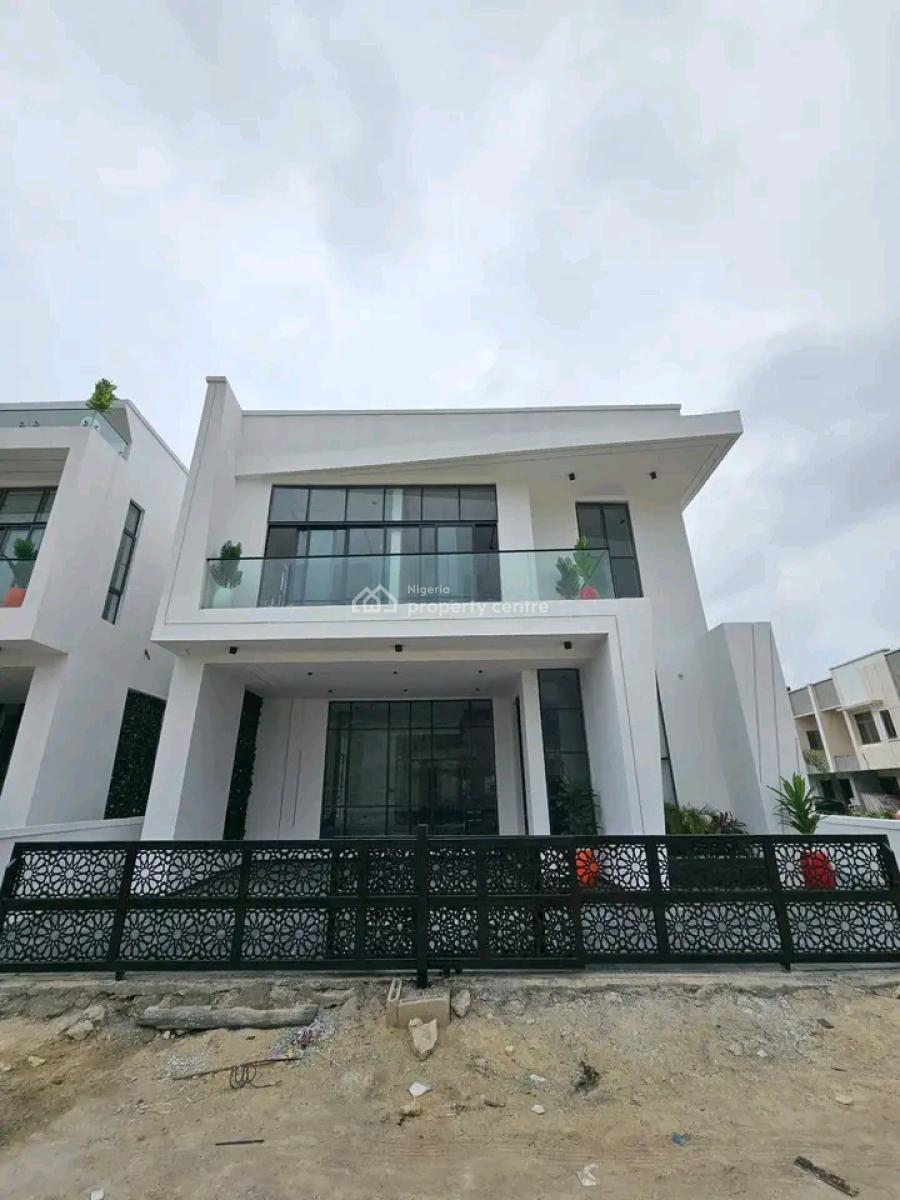 Contemporary 5 Bedroom Fully Detached Duplex with Bq and Swimming Pool, 2nd Toll Gate Lekki Lagos, Lekki, Lagos, Detached Duplex for Sale
