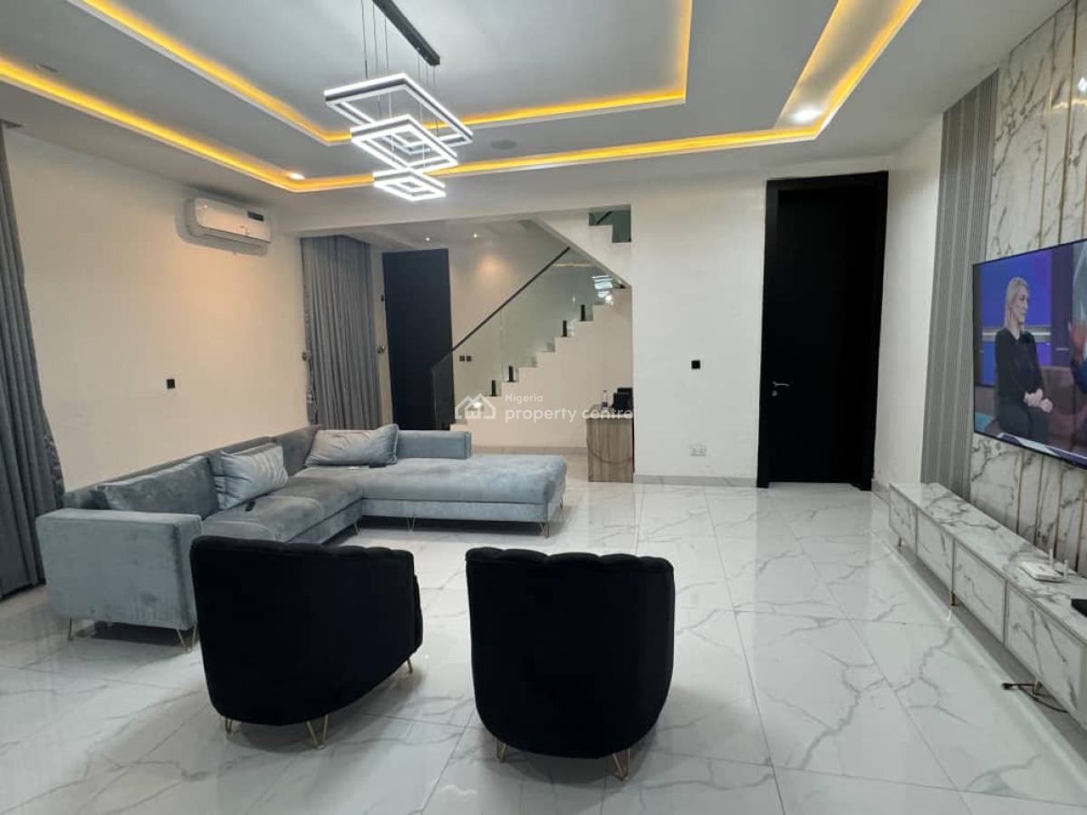 Luxury Automated 4bedrooms Terrace House with Pool, Gym, Bq, Oniru, Victoria Island (vi), Lagos, Terraced Duplex for Rent
