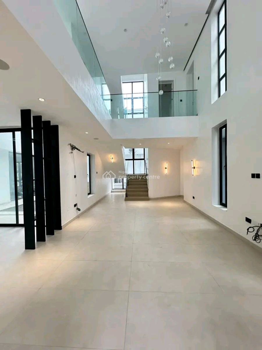 Contemporary 5 Bedroom Fully Detached Duplex with Bq, Pool, Cinema, Gym Etc, 2nd Toll Gate, Lekki, Lagos, Detached Duplex for Sale