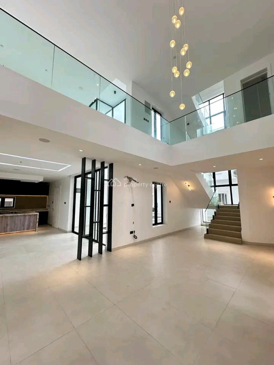 Contemporary 5 Bedroom Fully Detached Duplex with Bq, Pool, Cinema, Gym Etc, 2nd Toll Gate, Lekki, Lagos, Detached Duplex for Sale