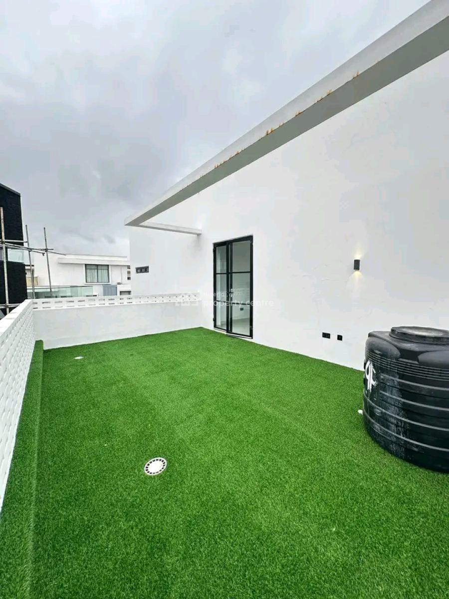 Contemporary 5 Bedroom Fully Detached Duplex with Bq, Pool, Cinema, Gym Etc, 2nd Toll Gate, Lekki, Lagos, Detached Duplex for Sale