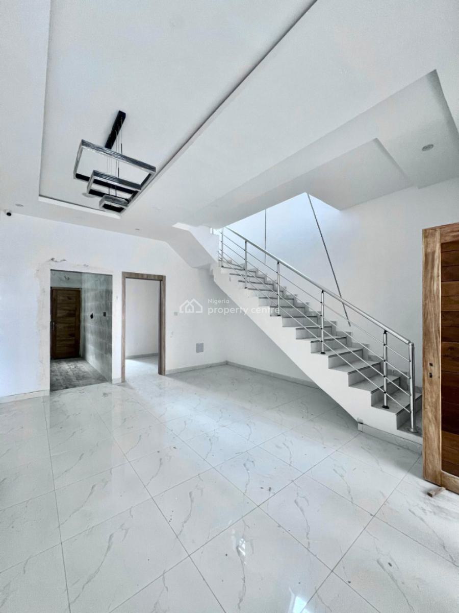 New Neatly Built 4 Bedroom Terrace Duplex with Bq, Within a Serene Estate,  Chevron, Lekki, Lagos, Terraced Duplex for Sale